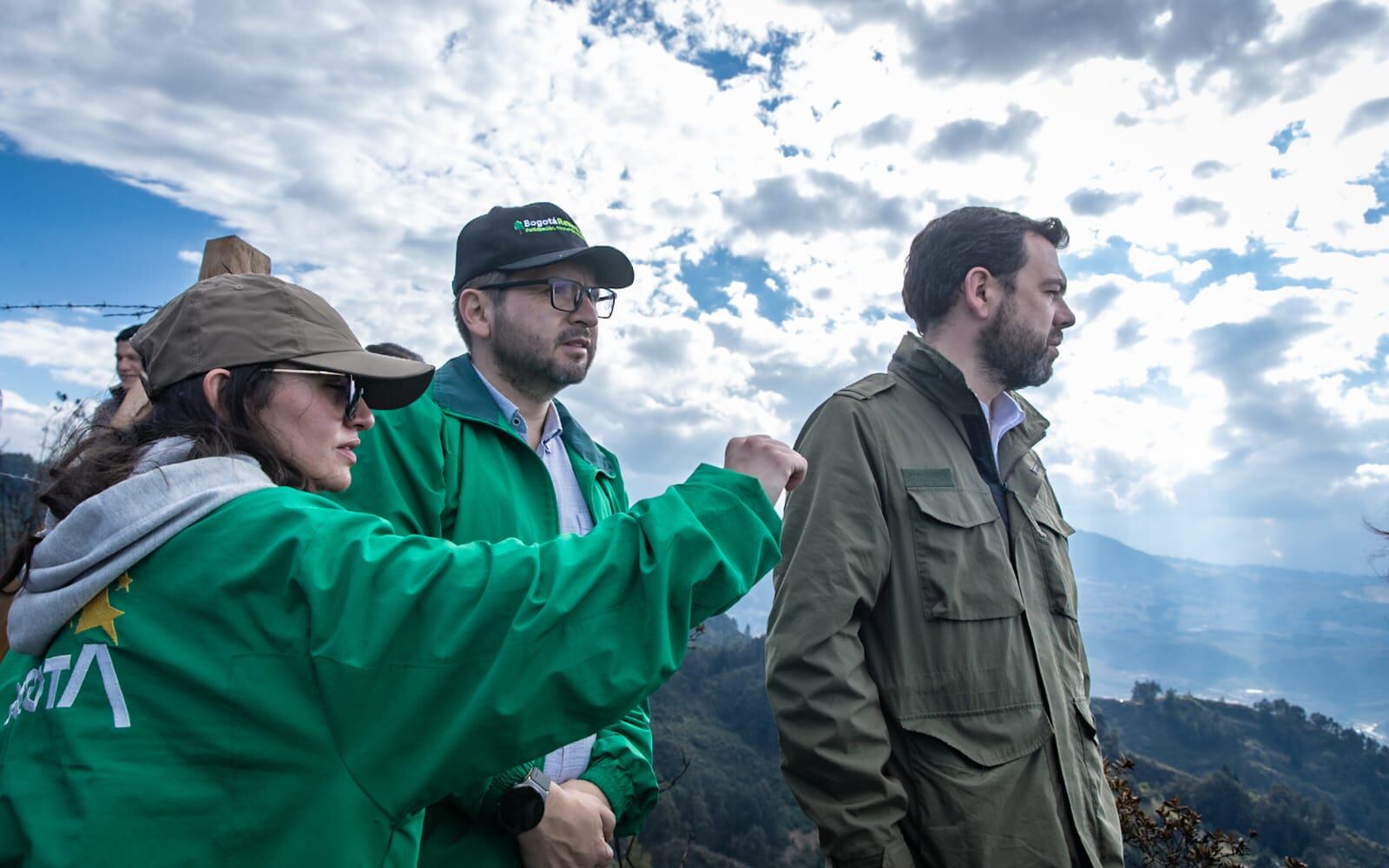 Recorrido de la Alcaldía de Bogotá al Parque Entre Nubes
