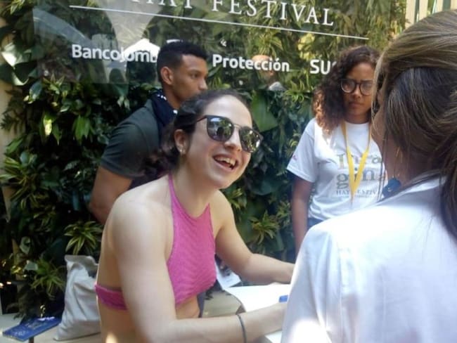 La española Cristina Morales conversó con sus lectores en Hay Festival