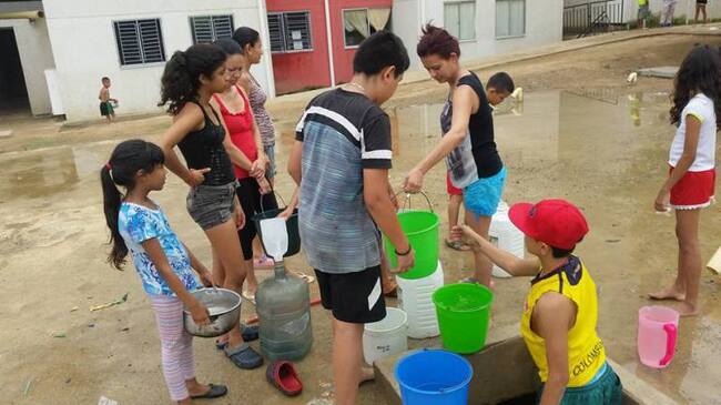 La emergencia se presenta en el barrio Ciudad Rodeo