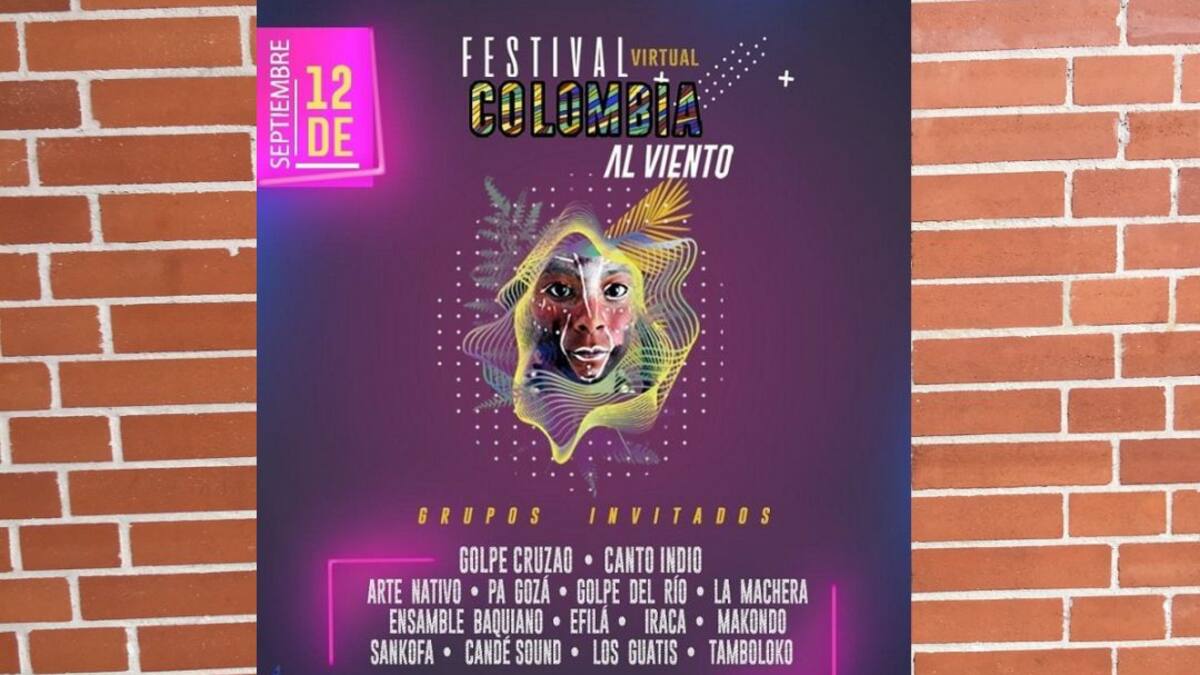 Primer Festival Colombia al Viento para apoyar artistas nacionales