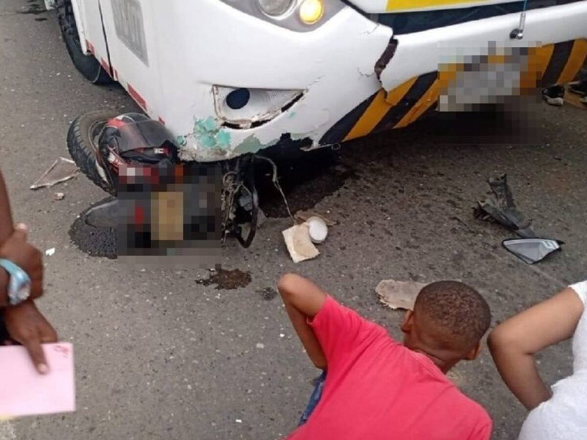 Murió mujer tras accidente de una motocicleta en La Cordialidad