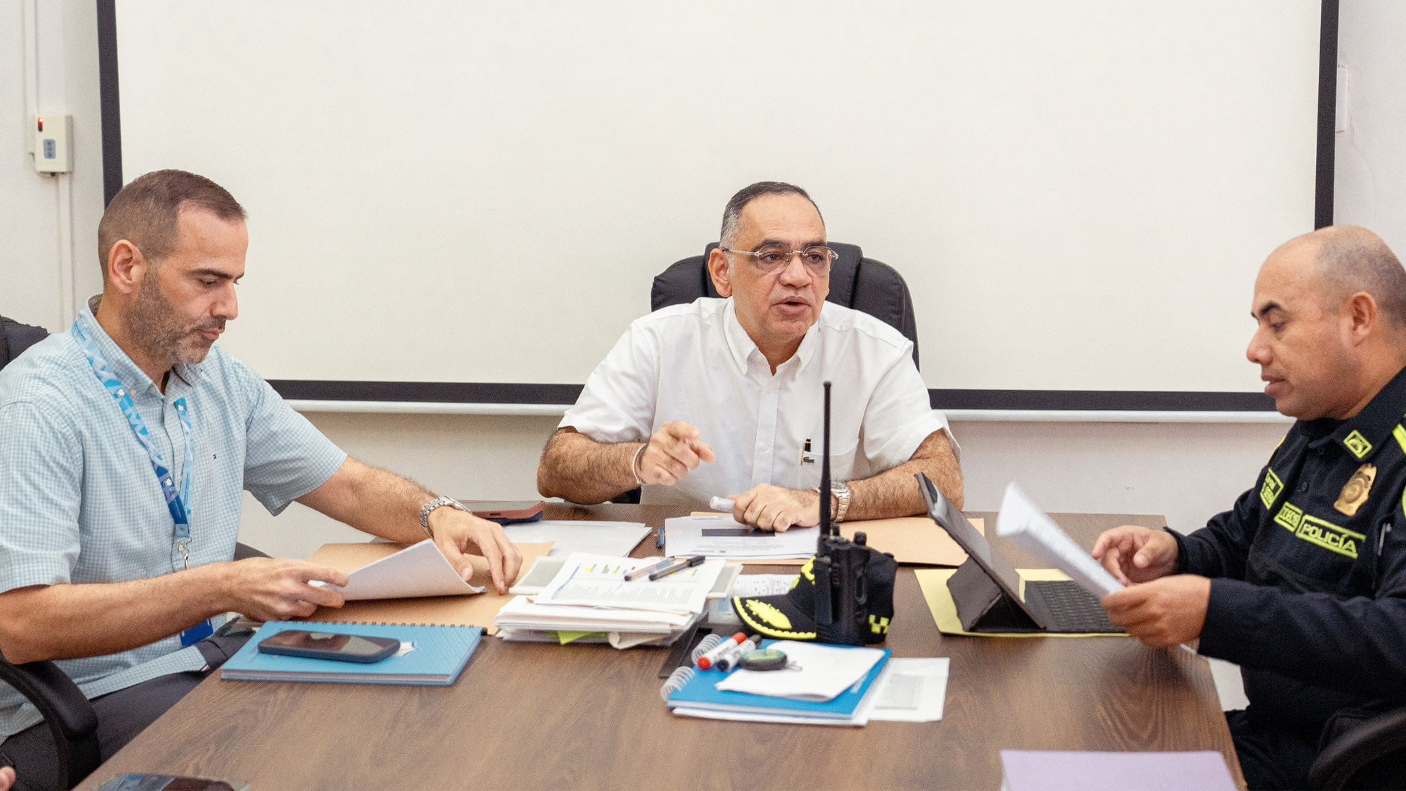 Autoridades analizarán la seguridad de Santa Marta.Foto: Alcaldía de Santa Marta