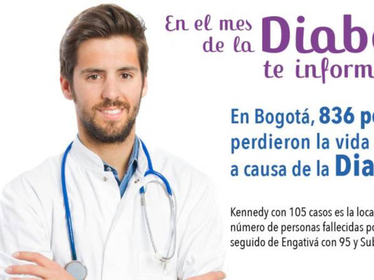 Más de 800 personas perdieron la vida en 2015 a causa de la diabetes en Bogotá