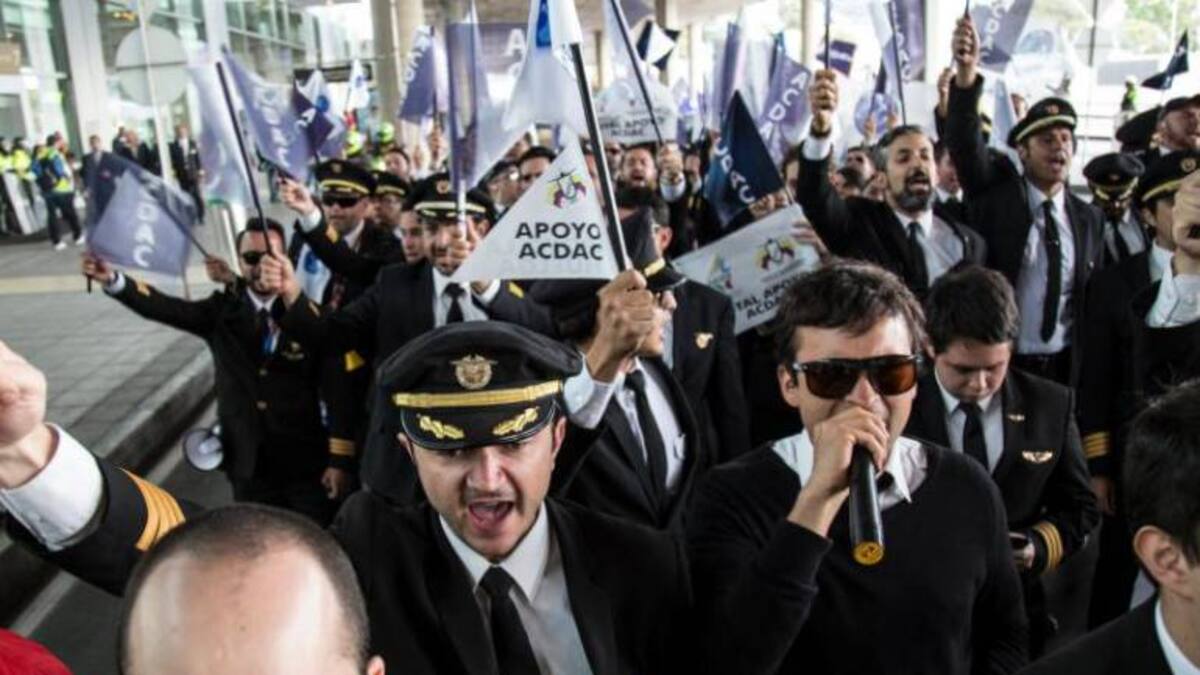 Difícil aterrizaje de los pilotos huelguistas en la Corte Suprema de Justicia.