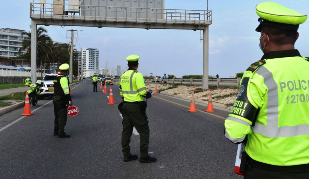 La Seccional de Tránsito y Transporte ponen en marcha planes preventivos sobres las vías de entradas y salidas a la ciudad