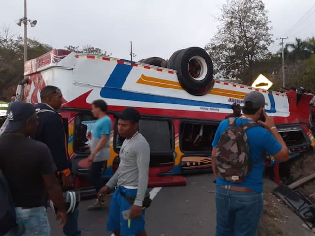 Se eleva a 2 los muertos por accidente de Bus de Turbaco