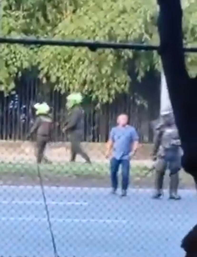 Participación de civiles en las recientes manifestaciones en Medellín. Foto: cortesía.
