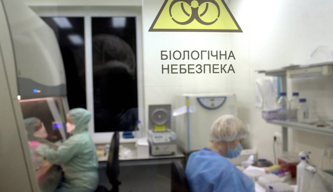 Laboratorio ucraniano.                        Foto: Getty 