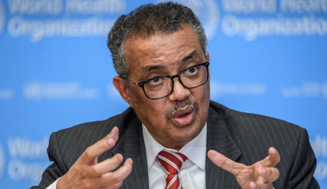 El director de la OMS, Tedros Adhanom