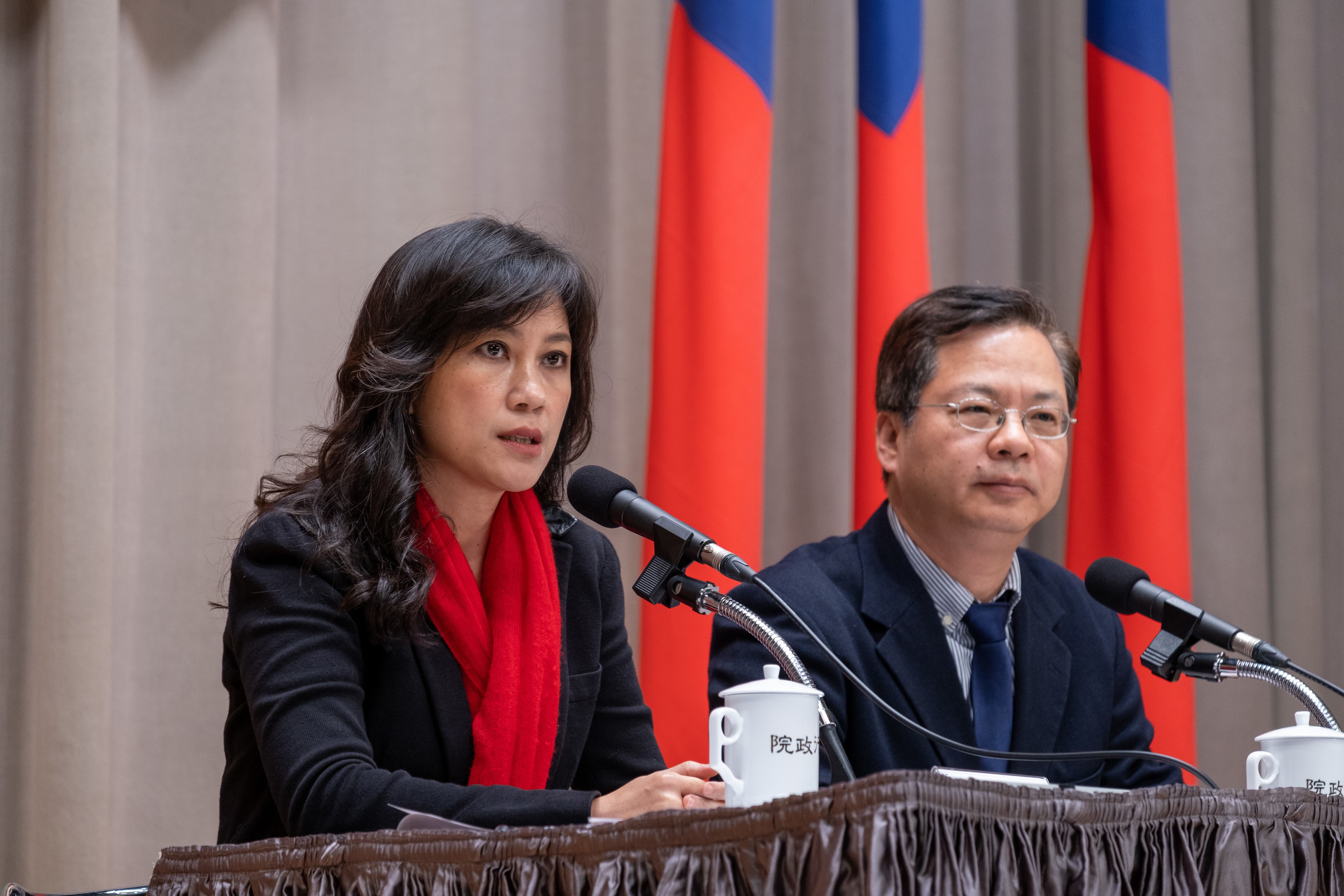 Kolas Yotaka, política taiwanesa y exvocera de la Oficina Presidencial de Taiwán. (Photo by Walid Berrazeg/SOPA Images/LightRocket via Getty Images)