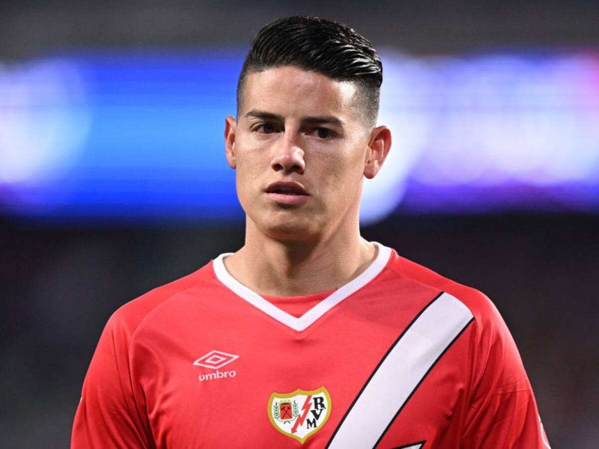 ¿James Rodríguez será titular por Copa del Rey?: esto dijo el DT del Rayo Vallecano