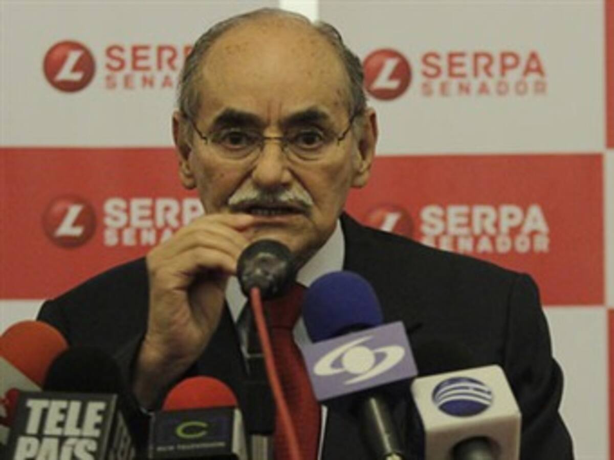 Serpa cuestiona a opositores del proceso de paz