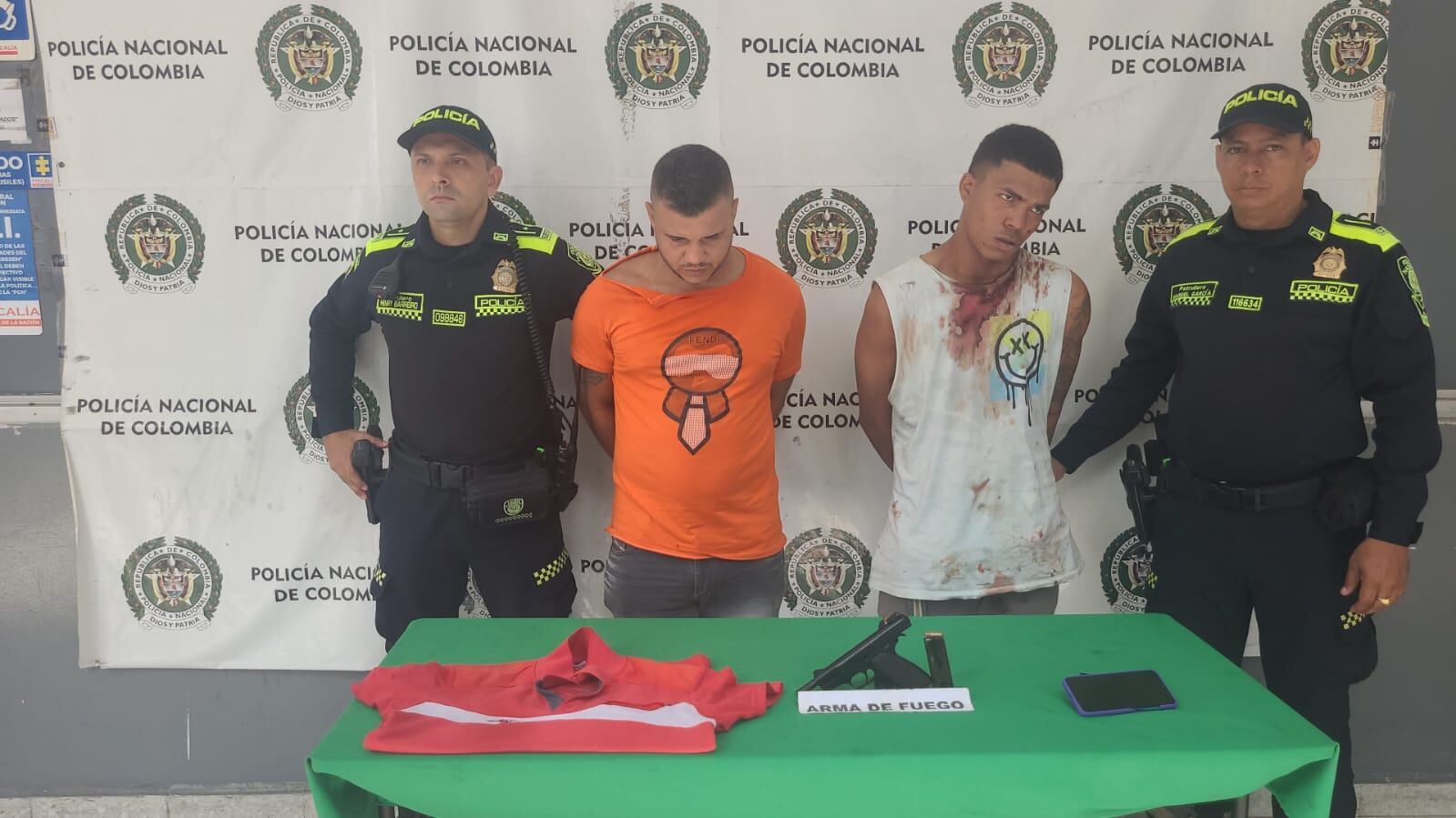 Dos personas capturadas por intento de homicidio en el sur de Barranquilla