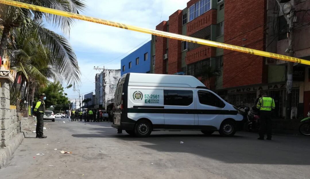 Atentado en el centro de Barranquilla