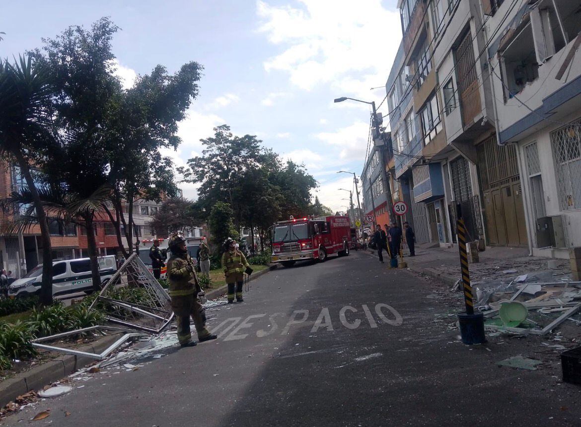 Reportan explosión en una fábrica en Bogotá que deja 3 heridos. Foto: suministrada.