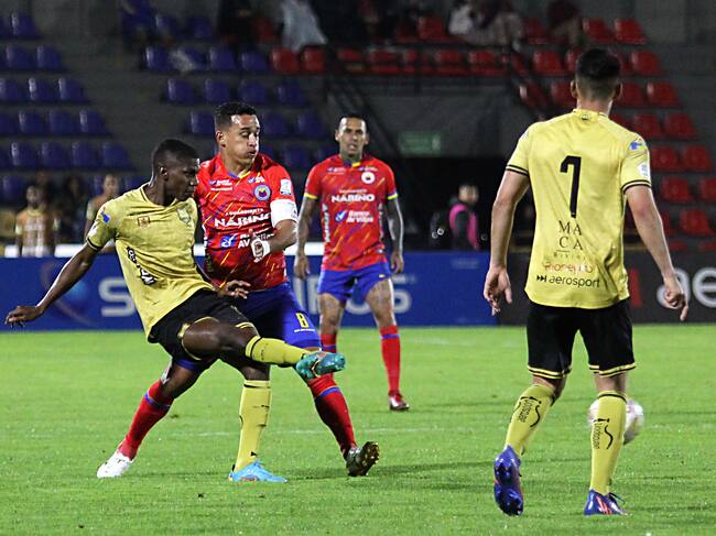 Duelo entre Deportivo Pasto y Águilas Doradas en Liga. (Colprensa-Leonardo Castro)