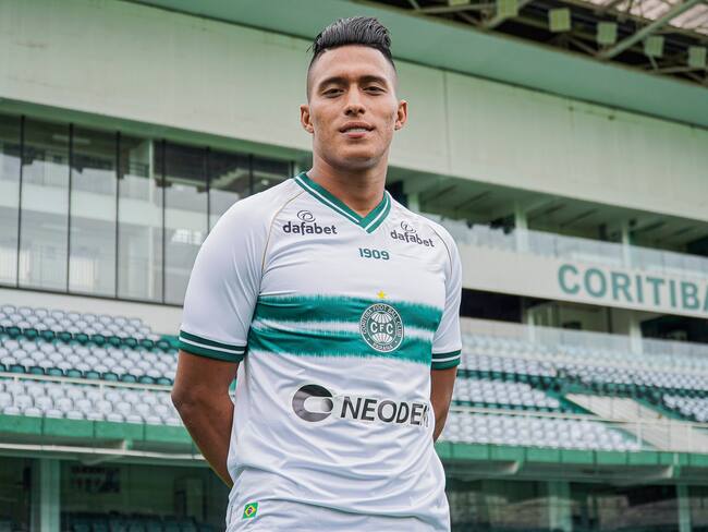 Sebastián Gómez, nuevo jugador del Coritiba / Twitter: @Coritiba.