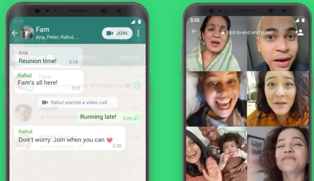 Nuevas funciones videollamadas