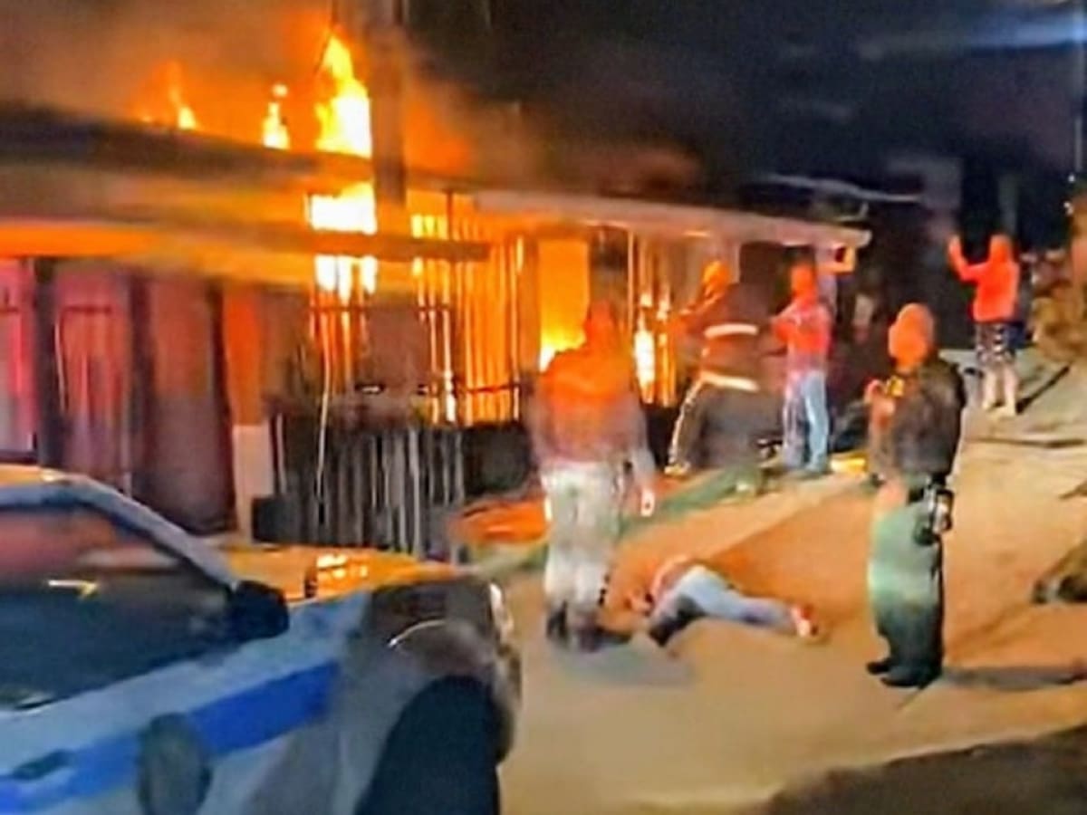 Hombre prendió fuego a su propia casa para atacar a su familia en Palestina, Caldas