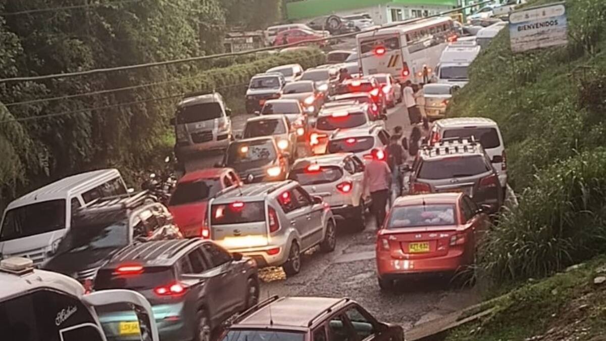 Alta afluencia de visitantes generó problemas de movilidad en Filandia y Salento en el Quindío