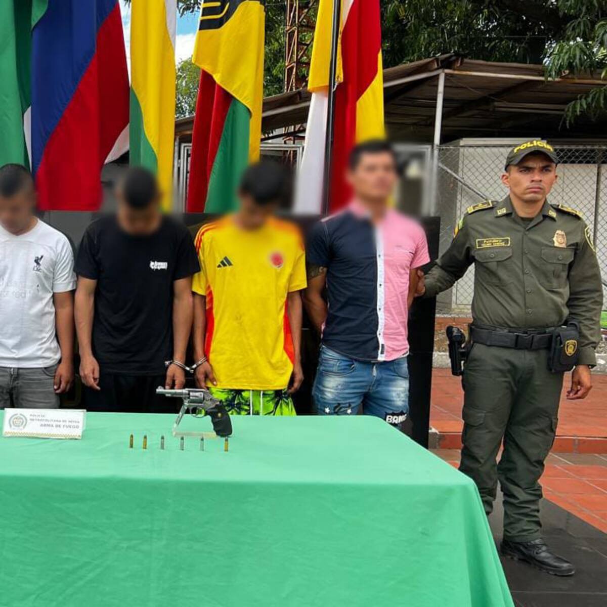Capturados 6 sujetos por el delito de fabricación y porte, de armas de fuego en Neiva