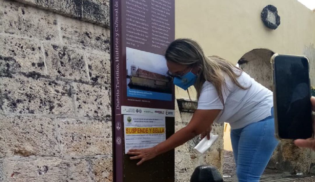 El Club de Pesca desmintió que el propósito de las obras es cambiar el color original del fuerte San Sebastián del Pastelillo