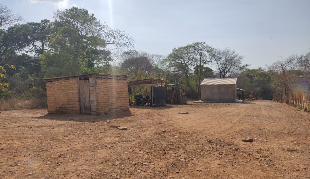 Comunidad El Charito, zona rural de Albania, La Guajira hasta donde llegó Caracol Radio 