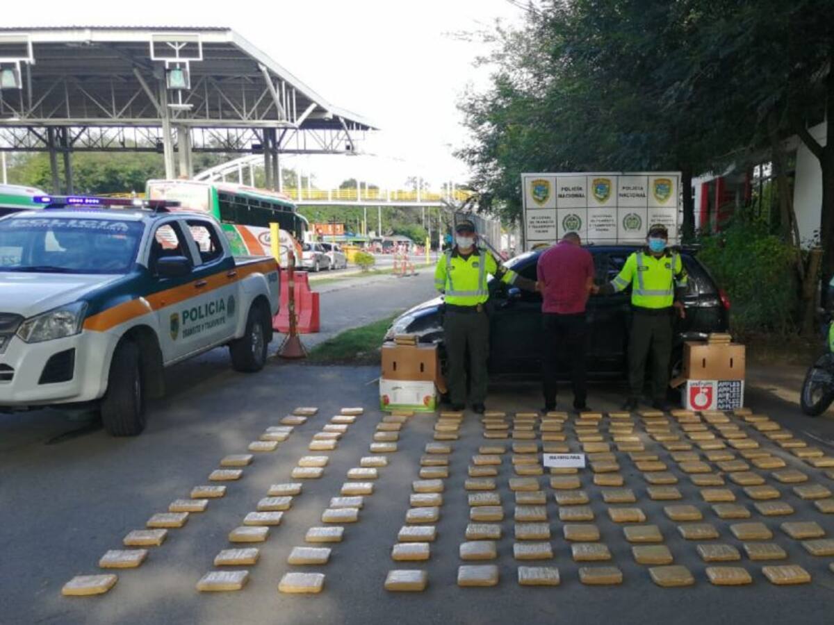 Incautan cargamento de droga en la vía Ibagué a Espinal