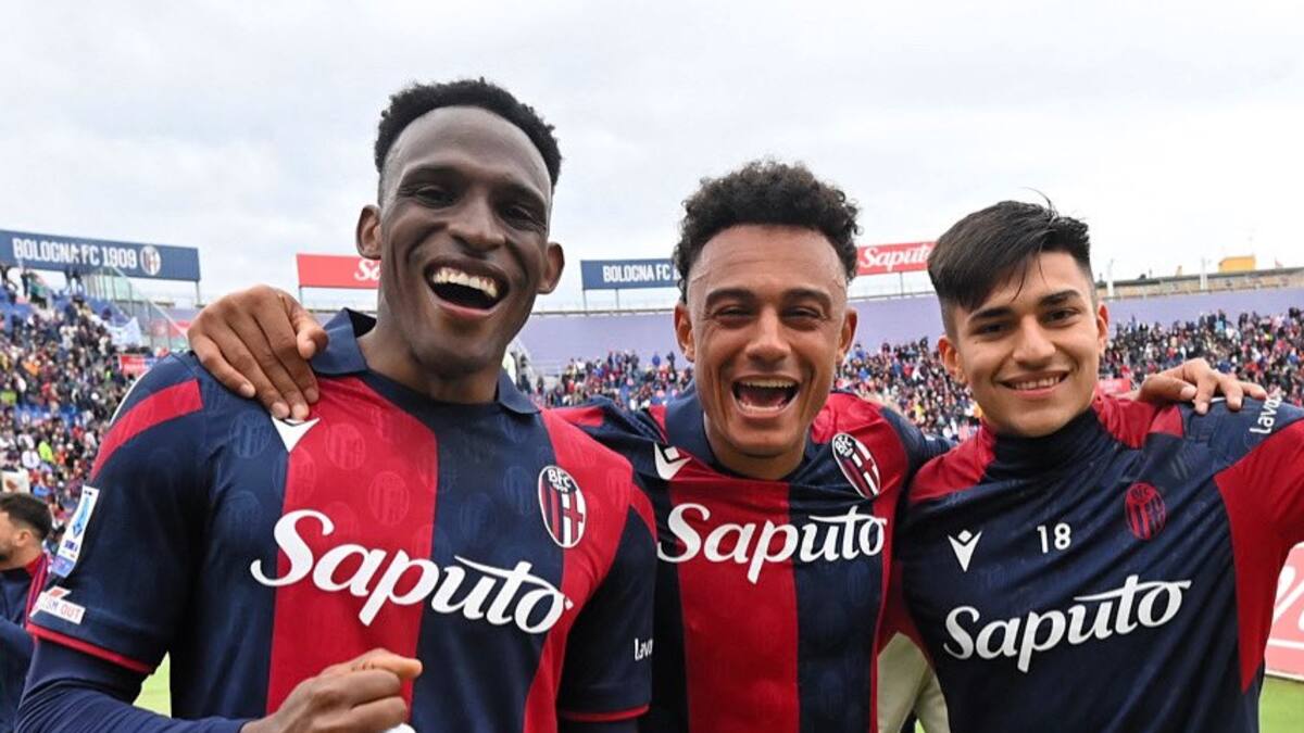 Bolonia, con Lucumí los 90 minutos, volvió a ganar y sueña con Champions League