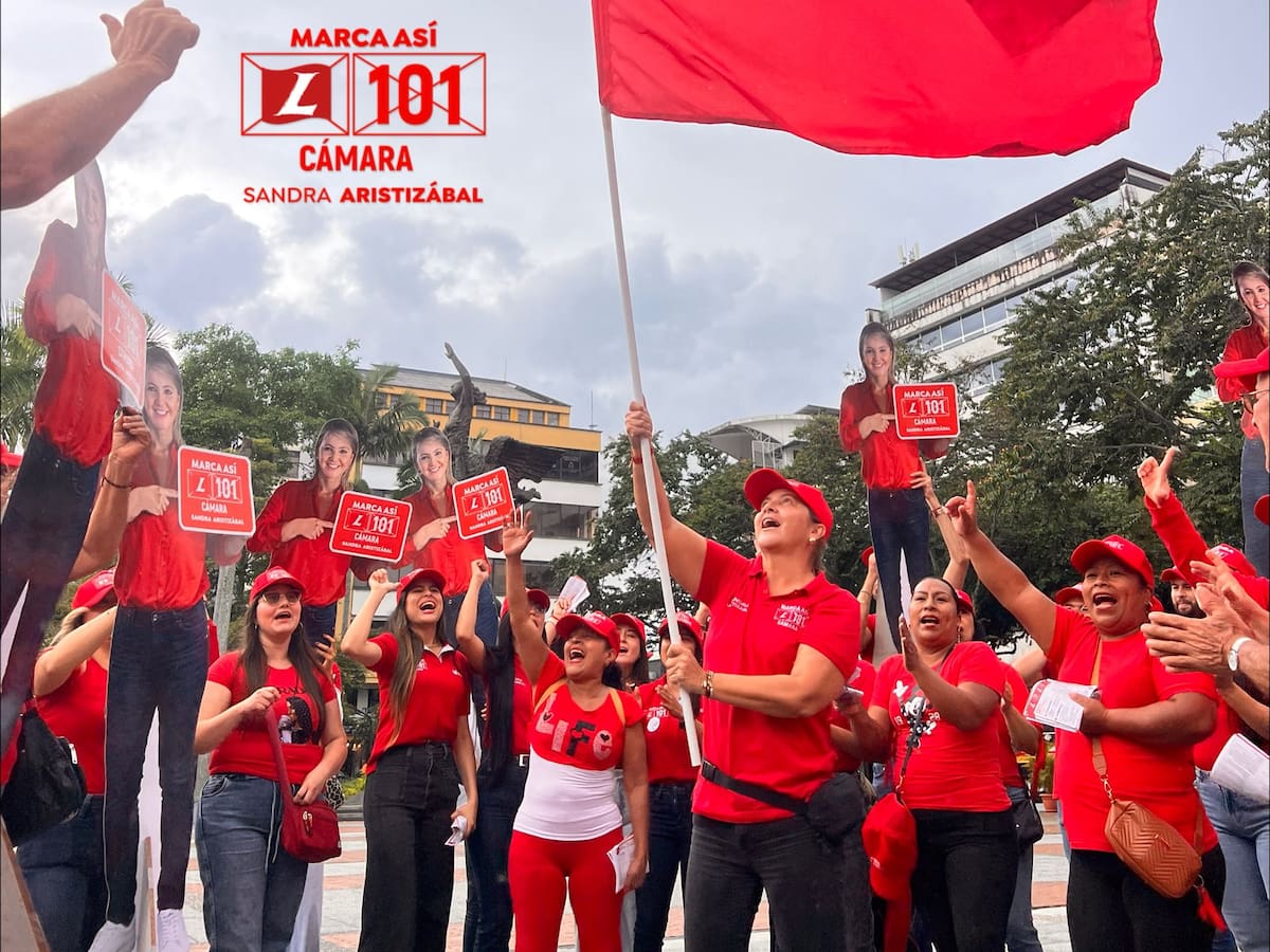 Diego Torres, militante del partido Liberal en Quindío