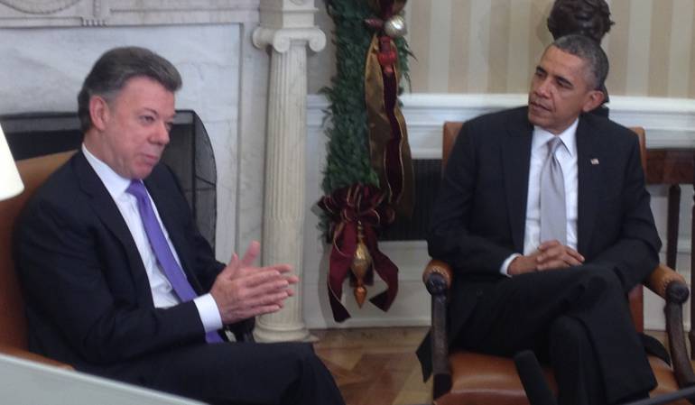 Congresistas aseguran  que reunión entre Santos y  Obama  es un respaldo a  la paz y no la guerra en Colombia.