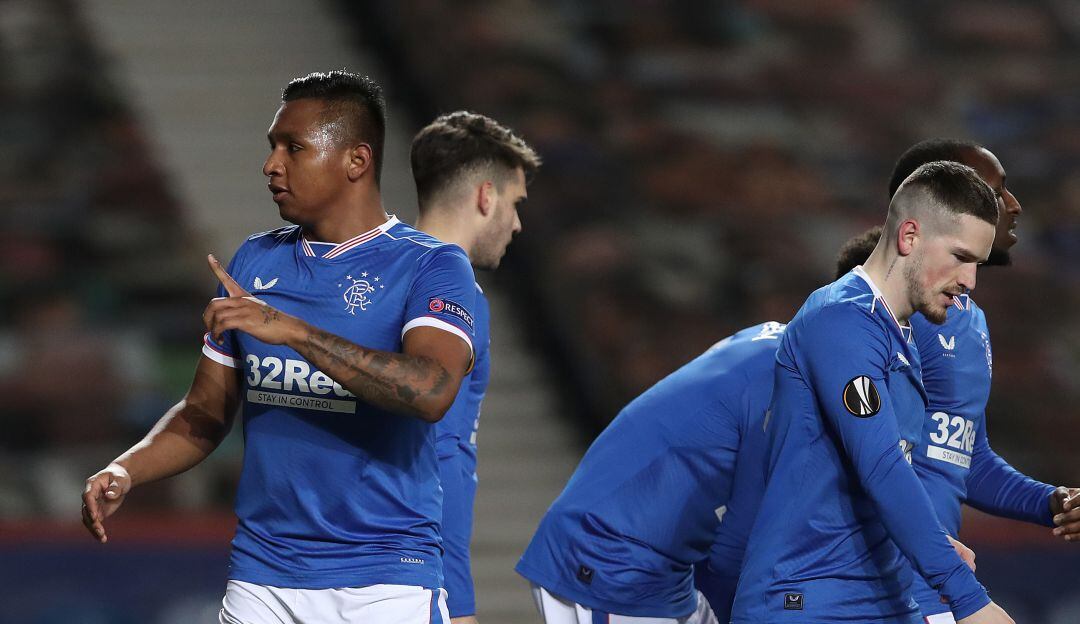 Alfredo Morelos en la Europa League
