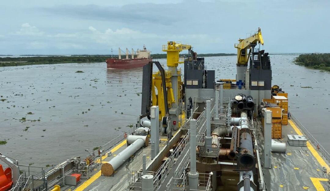 Draga Bartolomeu Dias. Cortesía: Cormagdalena