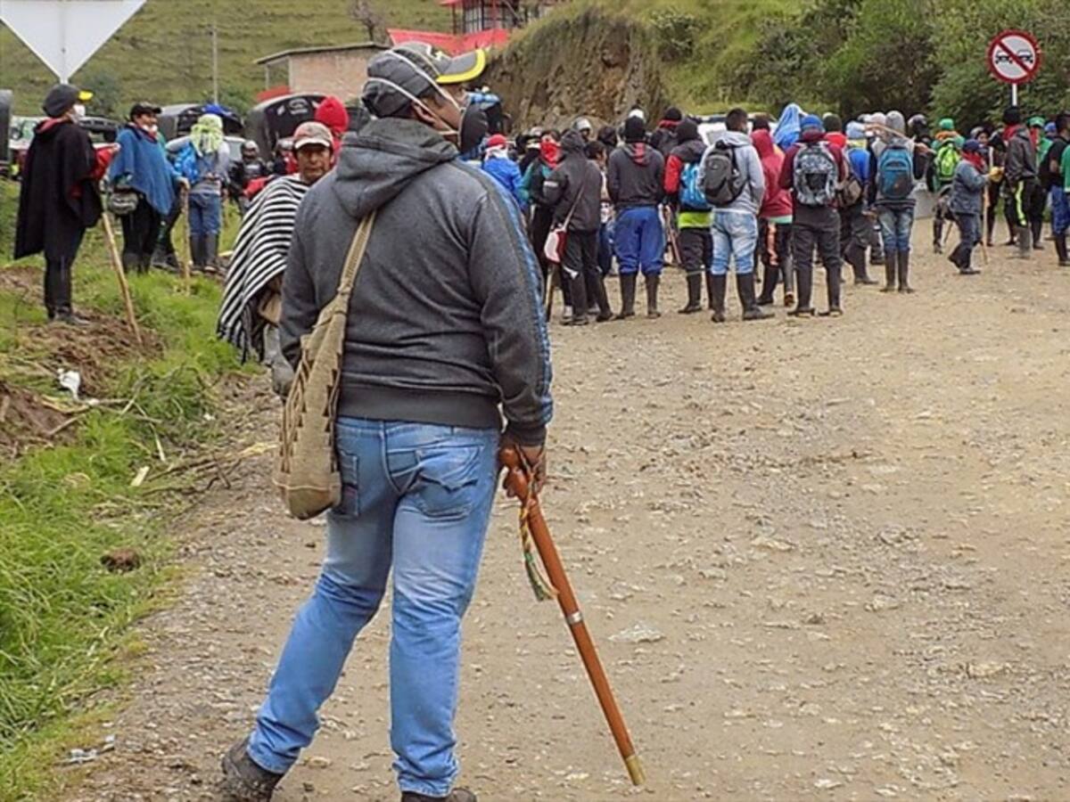 Amenazan a indígenas que participarán en la minga nacional en Cauca
