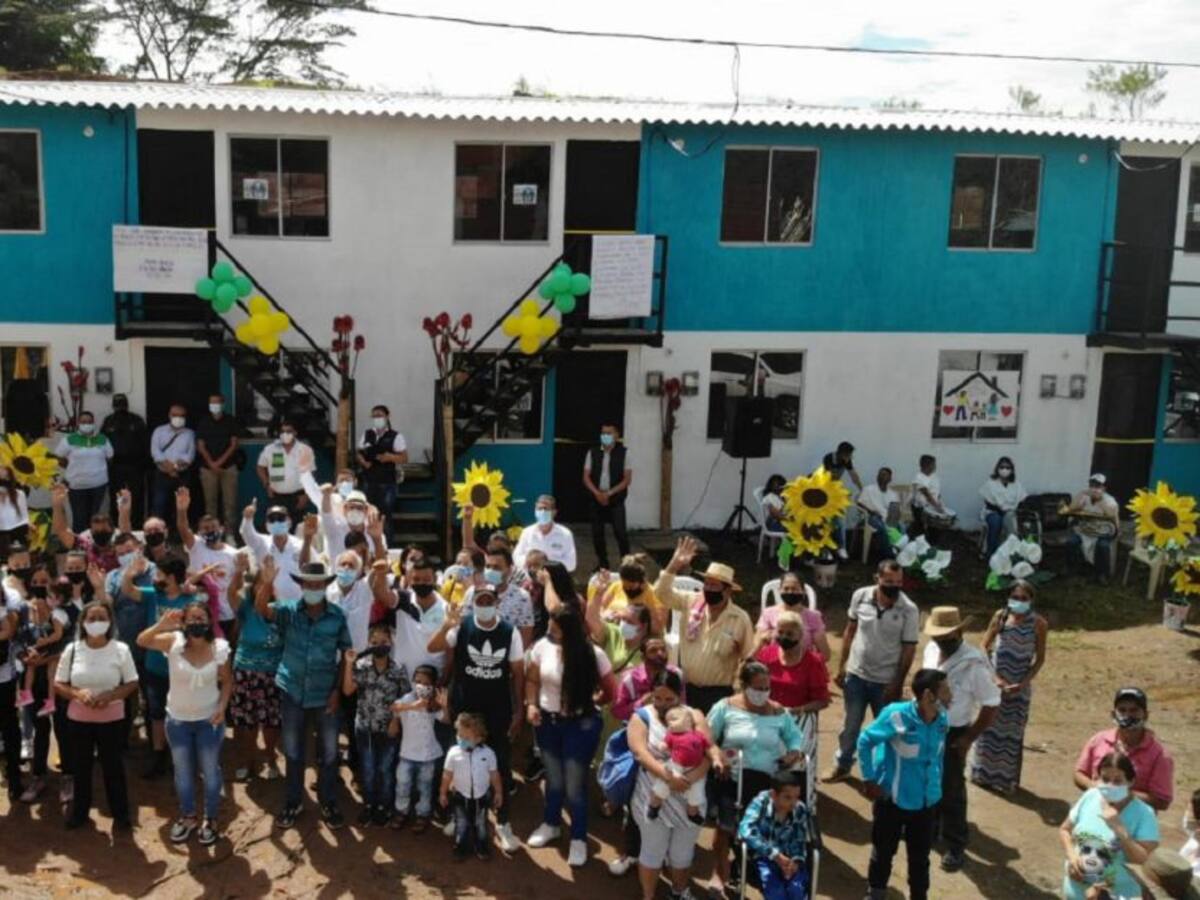 Reubicadas 25 familias de Norcasia que habitaban en zonas de alto riesgo