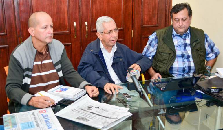 Walter Márquez Rondón (centro), ex diputado de la Asamblea Nacional por el estado Táchira