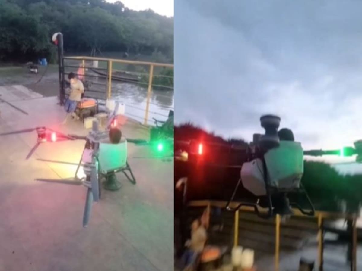 Aerocivil se pronuncia por maniobra peligrosa: Joven voló dentro de un dron en Puerto Gaitán, Meta
