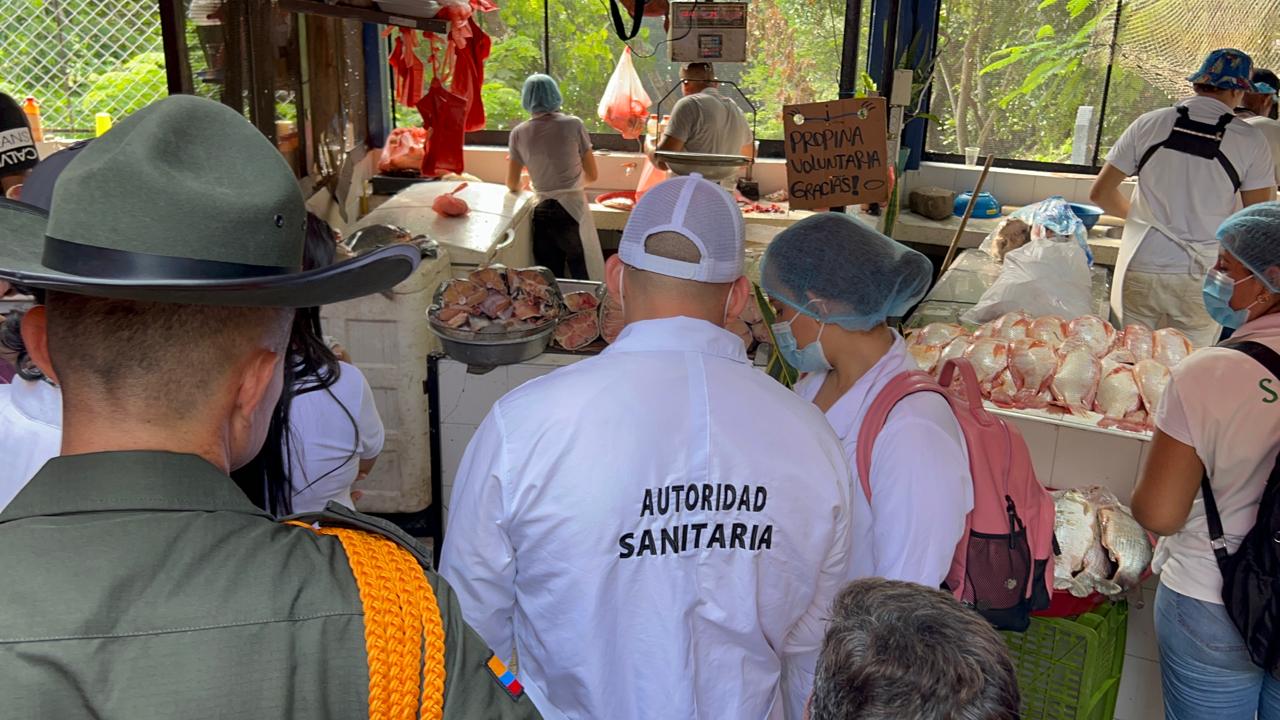 Estos productos fueron dejados en custodia de la Secretaria de Salud municipal, con el propósito de que se continúe con su proceso de desnaturalización y disposición final.