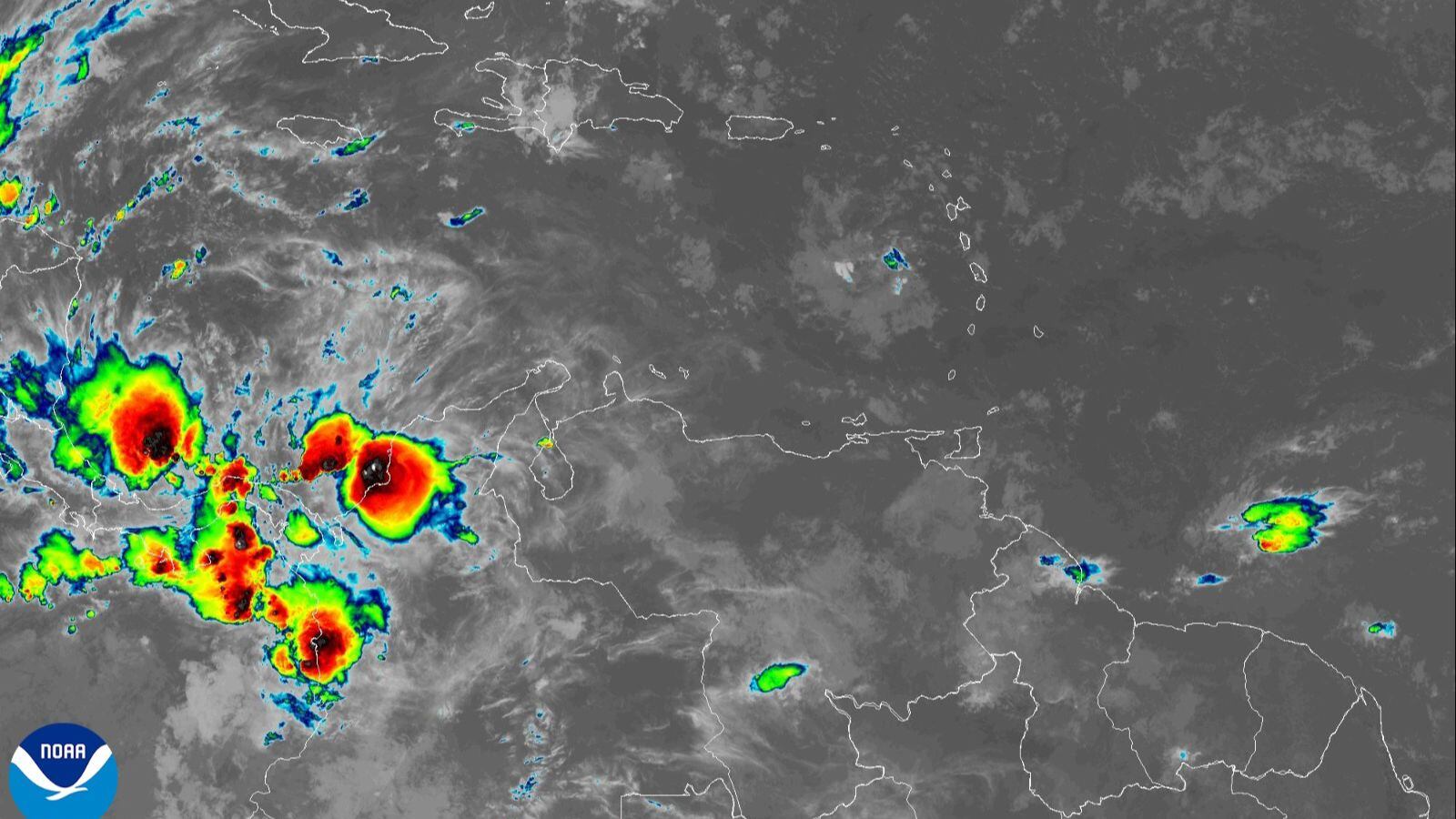 Las lluvias seguirán durante las próximas 72 horas. Foto: cortesía Dimar.