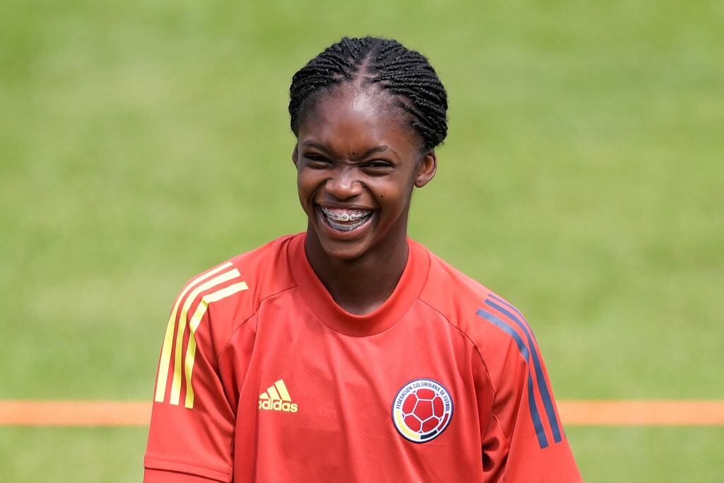 Linda Caicedo (Photo by RAUL ARBOLEDA/AFP via Getty Images)