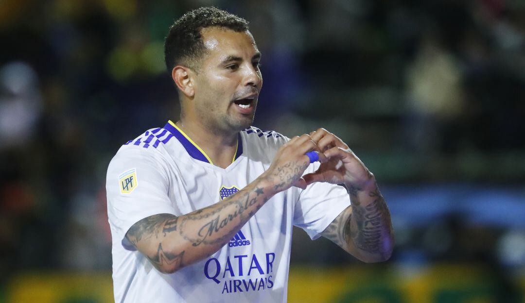 Edwin Cardona en la victoria de Boca Juniors ante Aldosivi en 2021
