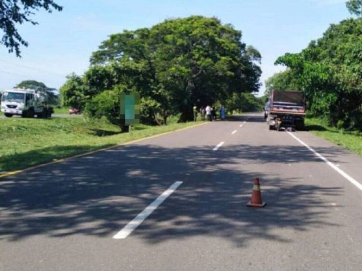 Accidente en La Cordialidad dejó un motociclista herido