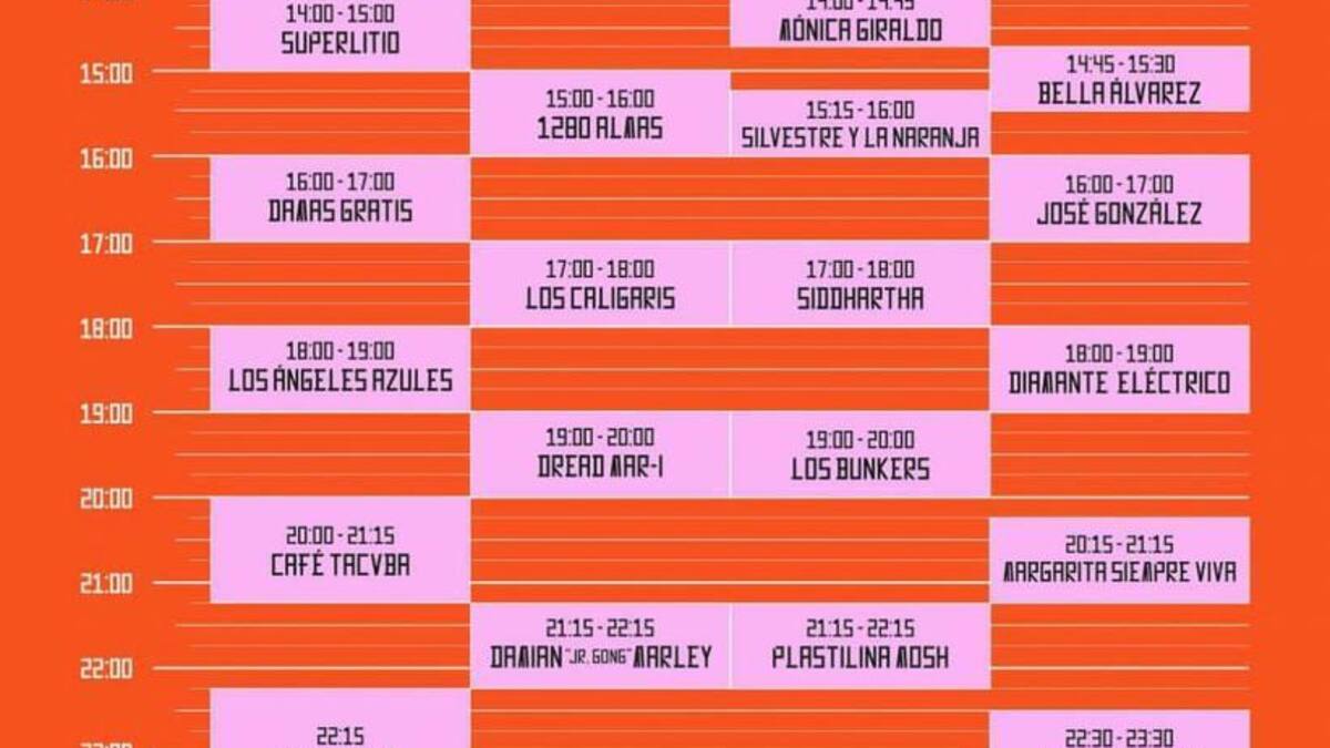 Festival Cordillera 2023: Artistas y programación de este sábado 23 de septiembre