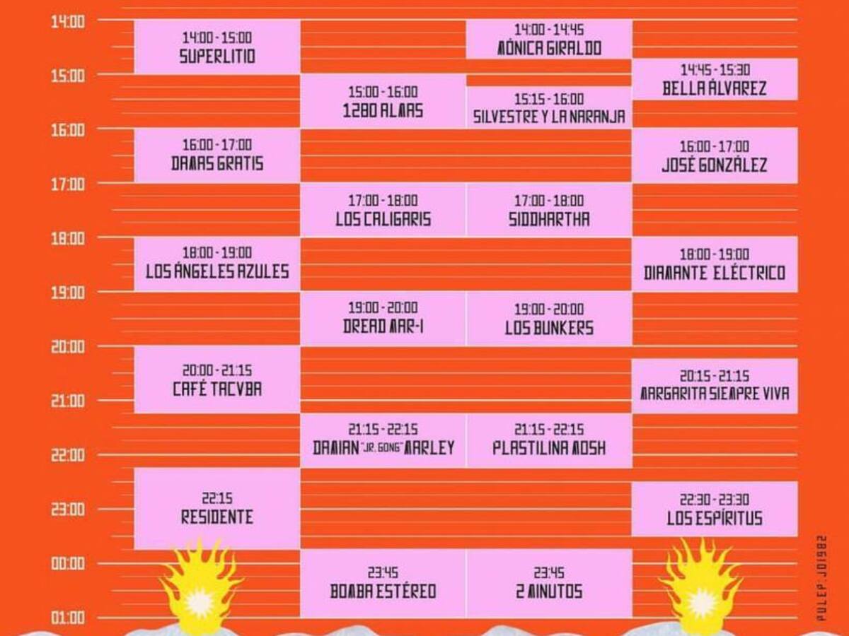 Festival Cordillera 2023: Artistas y programación de este sábado 23 de septiembre