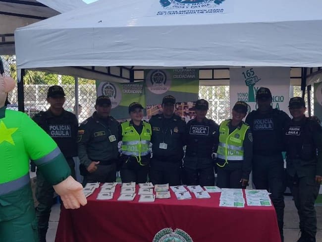 Sanidad de la Policía en Bolívar realizó una feria de la salud