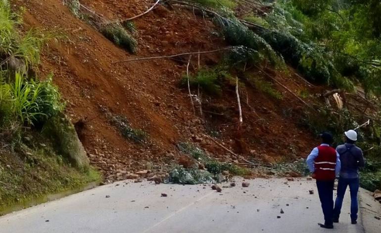 Deslizamiento de tierra en Amagá. 