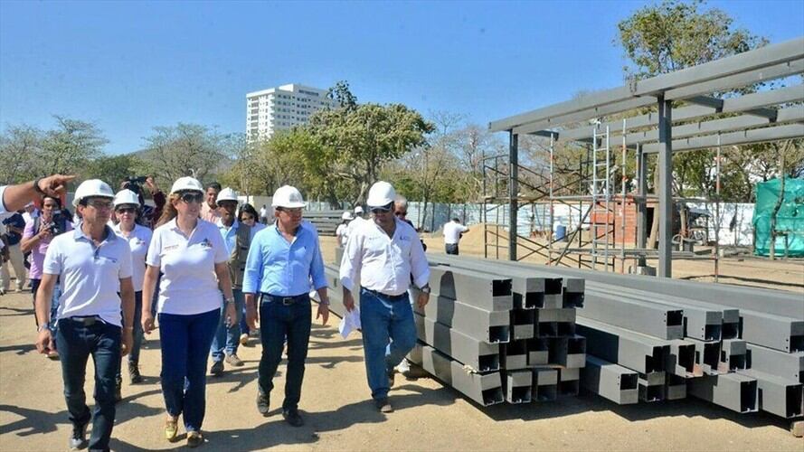 Obras de los Juegos Bolivarianos 2017. Foto: Colprensa