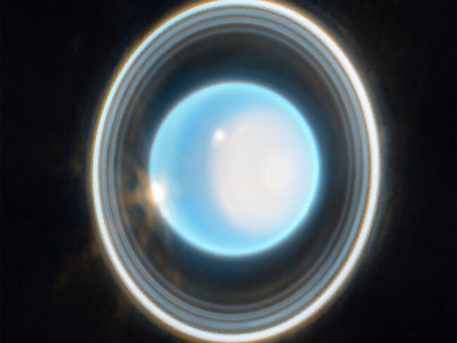 Urano visto desde el James Web SCIENCE: NASA, ESA, CSA, STScIIMAGE PROCESSING: Joseph DePasquale (STScI)