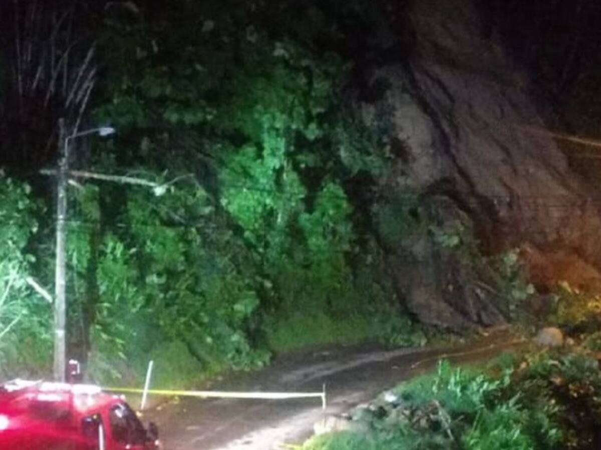 Evacuadas 11 familias en el barrio Galán por riesgo de deslizamiento