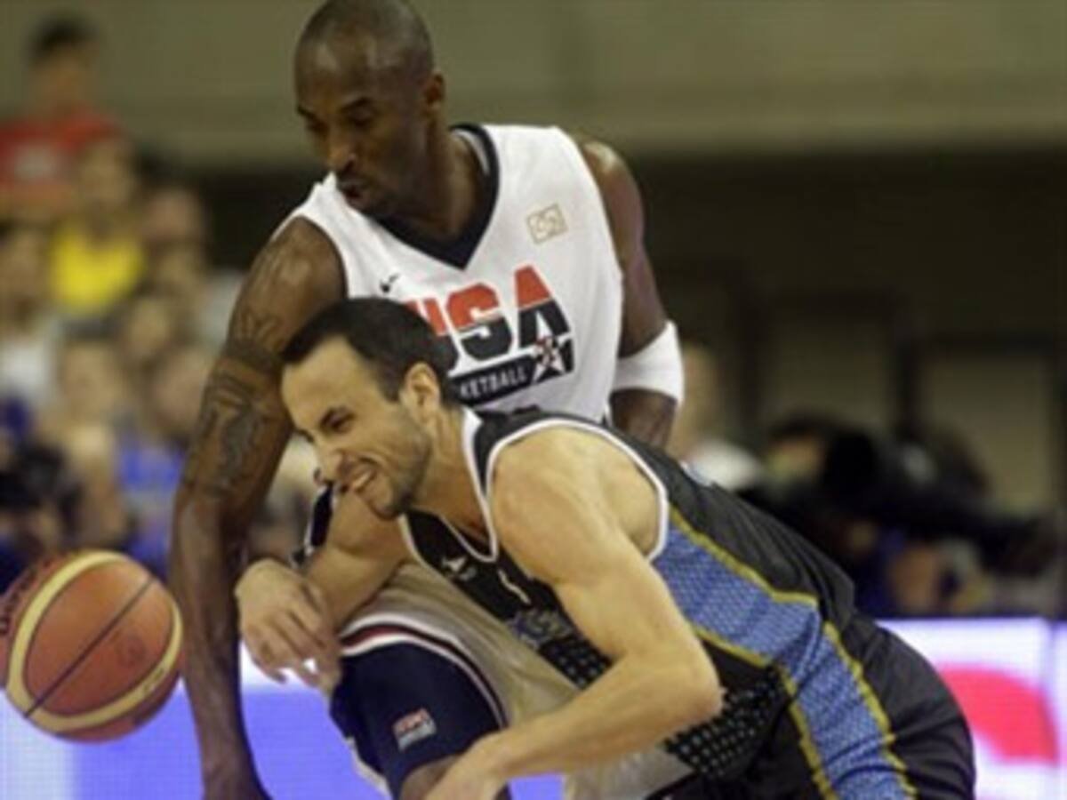 Equipo olímpico de baloncesto de los Estados Unidos vence a Argentina en amistoso en Barcelona